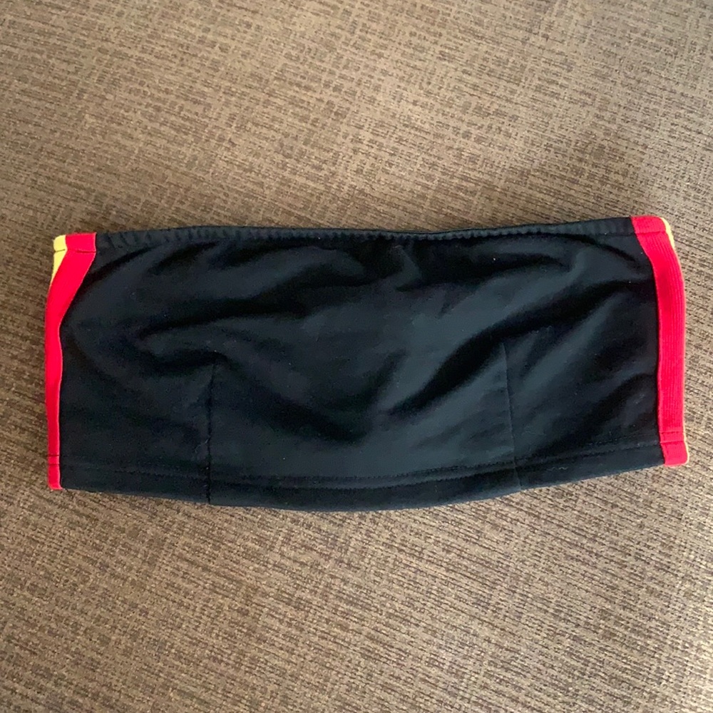 Wild Honey tube-top with rainbow sides
